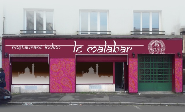 Devanture restaurant, Brest
